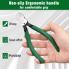 INJOYTEC Wire Side Cutters Clippers 45 Angled Flush Cutters Diagonal