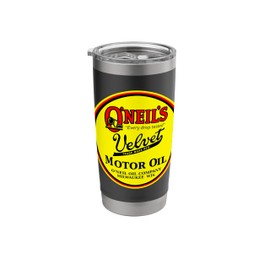 Cool Retro O'Neils Gasoline Gas Station Oil Bikes Cars Cup Stainless Steel Insulated Tumbler