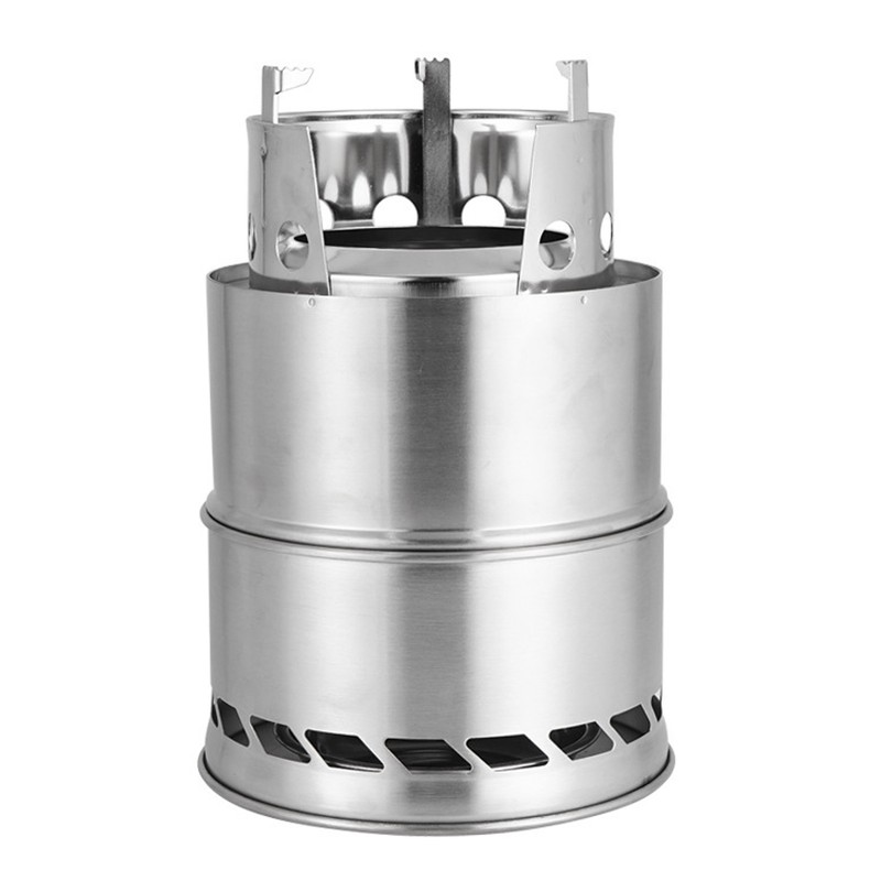 Mini Alcohol Stove for Camping Hiking Stainless Steel Campfire Stove