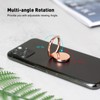 [2 Pack] Matte Rounded Corners Ultra-thin Cell Phone Ring Holder