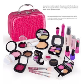 "Juguete de Maquillaje de Belleza Para Niña Rosa "