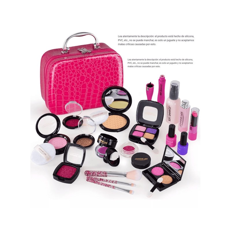 "Juguete de Maquillaje de Belleza Para Niña Rosa "