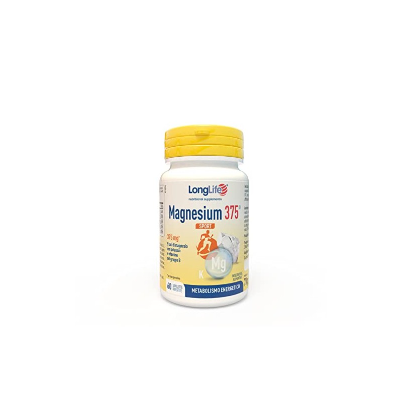 LongLife Magnesium 375® Sport | Energia e funzione muscolare |