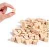 Wooden Cubes, 1/2 inch Natural Wood Blocks, 300PCS Unfinished Small