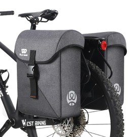 HASAGEI Bike Bag Bicycle Panniers Bike Trunk Bag Bike Rack Bag, Bike Pannier Set For Luggage Racks 35L Large Bicycle Bags With Waterproof Rain Cover, Saddle Bag For Ebike, MTB, Road Bike