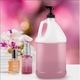 Kitchentoolz 1-Gallon Plastic Jug with Pump Dispenser - Ideal for Epoxy Resin, Laundry Detergent, Liquid Soap, Snow Cone Syrup, Batter