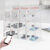 Cell Phone Storage Locker Clear Wall-Mounted Cell Phones Storage Cabinet