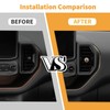 Compatible with Ford Bronco Sport 2021-2024, 4PCS AC Trim Ring