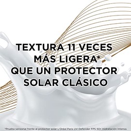 L'Oréal Paris Protector Solar Diario Fluid FPS50+ UV Defender con color tono medio, 40g + L'Oréal Paris Protector Solar Diario Fluid FPS50+ UV Defender, 40ml