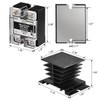 Heschen Single Phase DC/DC Solid State Relay SSR-40DD Input 4-32VDC