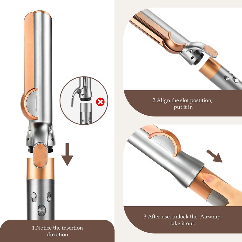 Airflow Attachment for Dyson Airwrap Styler, Nozzles Attachment for Smooth