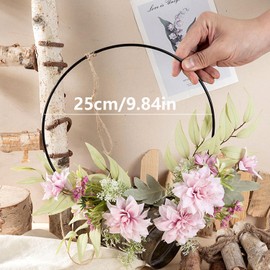 ARJDXDP Artificial Door Wreath Wildflower Summer Silk Wreaths 38 cm/15 inch Spring Summer Artificial Daisy Wreath ​Valentine Wreath for Front Door Home Wall Wedding Festival Farmhouse Holiday Decor