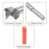 sourcing map Forstner Drill Bits 15mm, Tungsten Carbide Wood Hole
