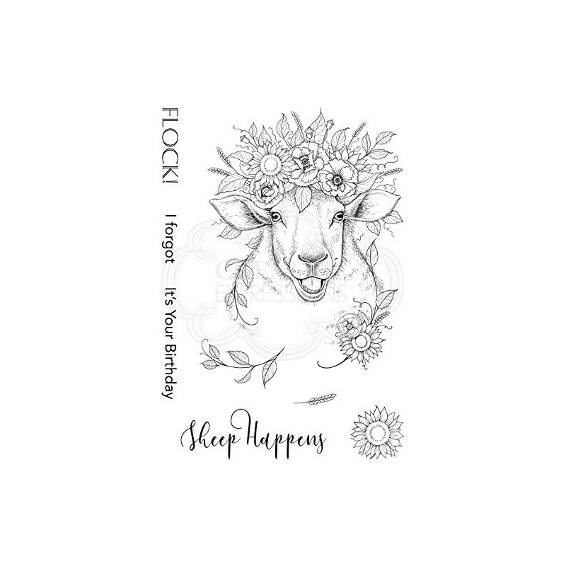 Pink Ink Designs Baa-Bara - Clear Stamp Set