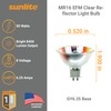 Sunlite MR16 EFM Clear Reflector Light Bulb, 50 Watts, 8V,