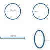 AMUU Rubber Bands Size16 300pcs Small Rubber Bands for Office