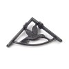 Pair of Ornate Bird Design Shelf Brackets Antique Cast Iron