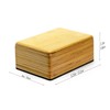 Striped Handstand Blocks (2 Solid Non-Slip Wooden Blocks)