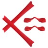 Alphax Red Replacement Nosepieces & Earsocks Rubber Kits for Oakley