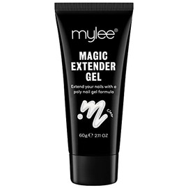 MYGEL by Mylee Magic Extender Gel â Long Lasting Wear, Natural Look, Nail Extension Gel, for Beginners & Salon Professionals, Acrylic Nail Thickening Builder Gel, Nail Art - 60 Gram Tub (Clear)