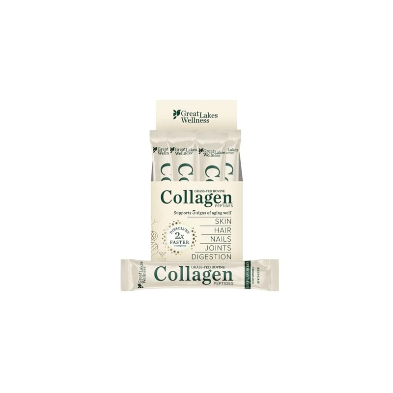 Great Lakes Gelatin, Certified Paleo Friendly, Pasture-Raised Grass-Fed, Collagen Hydrolysate,