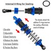 RCMYou RC Aluminum Alloy Shocks Upgrades Part for 1/16 Mini
