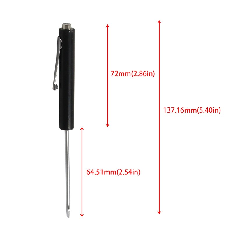 LVOUP Mini Pocket Screwdriver Black Portable Screwdriver Slotted Screw Driver