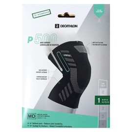 Tarmak Decathlon 500 Adult Right/Left Proprioceptive Brace Prevent, Black, Size 1