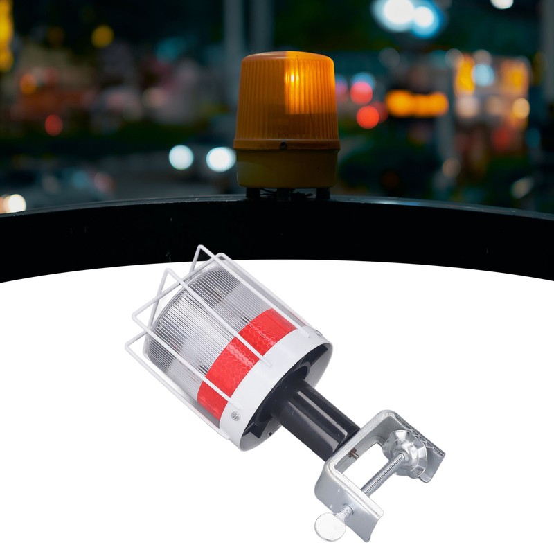 Solar Powered LED Strobe Warning Light LED Solar Emergency Warning