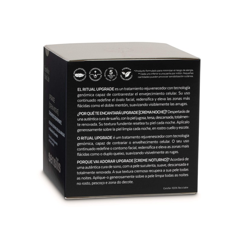 Upgrade Crema De Noche Reafirmante Y Antiarrugas 50 ml