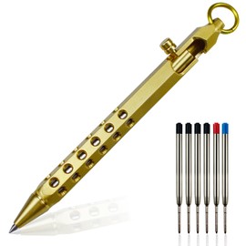 QUXOZHLU Ballpoint Pen Set, Oil-based Ballpoint Pen, Edc, Volt-Action Pen, Luxurious, Easy to Write Ballpoint Pen, Writing Supplies, Short Ballpoint Pen, Mini Ballpoint Pen, For Birthday and Christmas Gift, Easy to Write