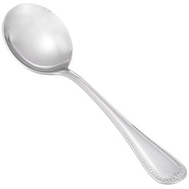 Endoshoji Sentir OSV01004 Professional Dessert Soup Spoon, 18-12 Stainless Steel, Made in Japan