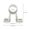 2Pcs Marine Boat Hand Rail Fitting Center Support Bracket Stanchion