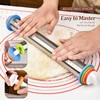 Professional 13 PCS Pasta Making Tools Set,Including Stainless Steel Adjustable