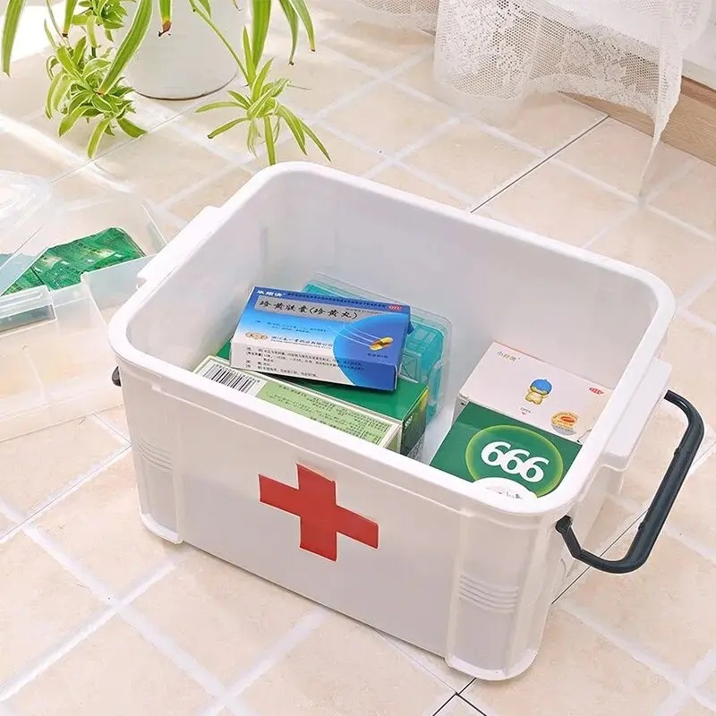 Caja Blanca Botiquín Primeros Auxilios 27x17x13