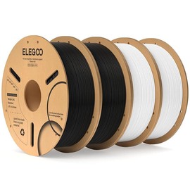 ELEGOO PLA Filament 1.75mm Brown 1KG, 3D Printer Filament Dimensional Accuracy +/- 0.02mm, 1kg Cardboard Spool(2.2lbs) 3D Printing Filament Fits Most FDM 3D Printers:_4*1kg()
