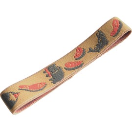 Maruei Nissan MUSUBI Lunch Belt, Rubber Band, 0.8 inches (20 mm), Width 0.8 inches (20 mm), Made in Japan, 5 Types of 2024 New Patterns (Sake)