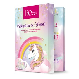 Bo... Paris Advent Calendar Christmas Calendar with 24 Hair Accessories and Enchanted Jewellery - Gift Idea Girls - Set of 1