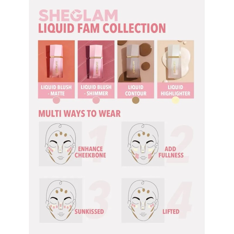 Sheglam Iluminador Líquido Glow Bloom - Vanilla Frost