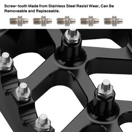 LKV Motorcycle Footpegs Dirt Bike Rest Pedal Foot Pegs Compatible with 65-1290 SX SXF EXC EXCF XC XCF XCW XCFW 65 85 125 150 200 250 300 350 380 400 450 500 525 530 540