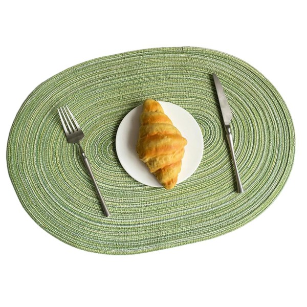 Wambere Set of 2 Oval Place Mats, Heat Resistant Place