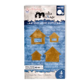 Spellbinders MB6-003 Media Mixage Houses One Die Template