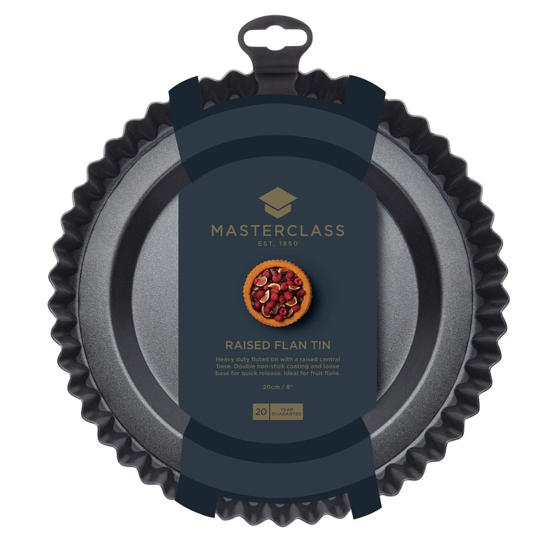 MasterClass KCMCHB84 Sponge Flan Tin with Loose Base and PFOA