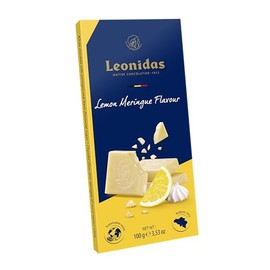 Leonidas Belgian Chocolates - White Lemon Meringue Flavored Bars - 100 gr