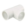 sourcing map PVC Pipe Connector T-Shaped Coupling Connector 20 mm