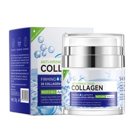Collagen Moisturising Cream Anti-Wrinkle Face Cream for Men and Women, Anti-Ageing Moisturiser, Collagen Cream, Moisturising Skin Tightening and Whitening Cream