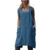 Stomeshle Japanese Aprons Plus Size Smock for Women with Pockets