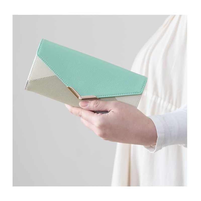 Long Wallet, V-shaped Bijou Letter Plate, Cat, Long Wallet, JW0171.