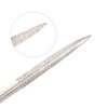 Sourcingmap 10Pcs 3mm x 140mm Half Round Diamond Needle File