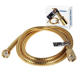 Shower Hose Metal Gold Colour 1.50 m